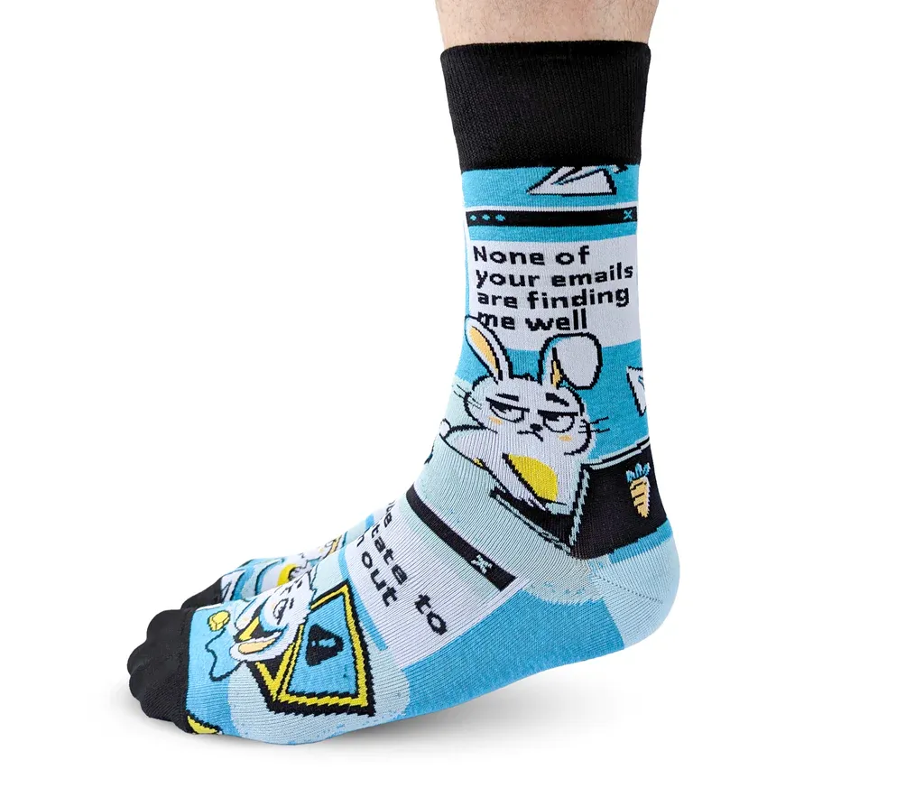 0601 - MEN'S SOCKS - INBOX BUNNY