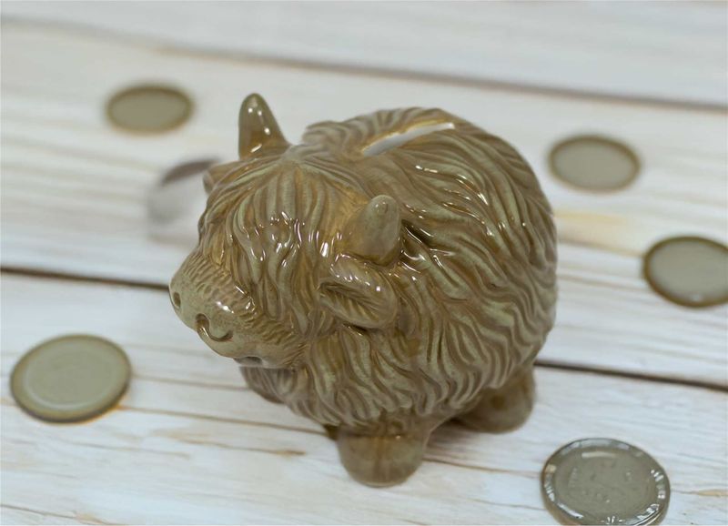CAS306 - HIGHLAND COW MONEY BANK
