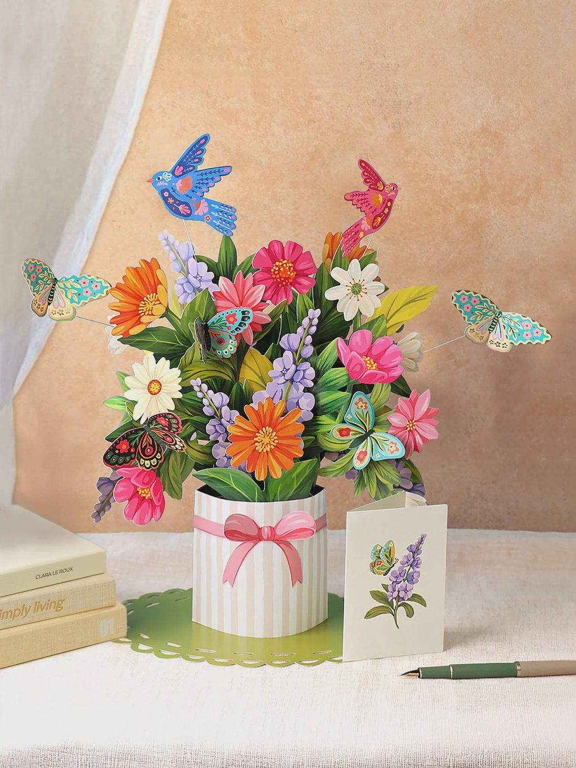 327-3747 - POP-UP FLOWER BOUQUET - ENCHANTED GARDEN