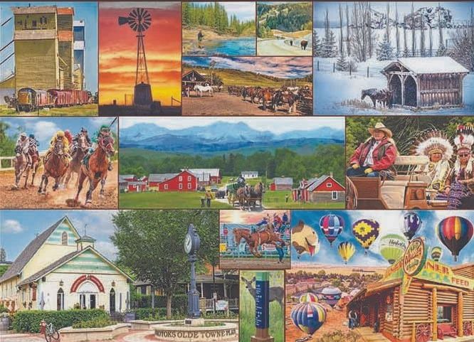 1000 PC - 480 - PUZZLE - EXPLORE ALBERTA FOOTHILLS