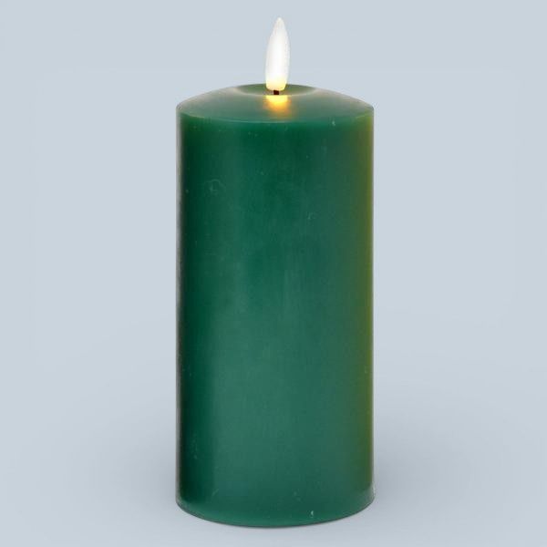 GE5019 - LED PILLAR CANDLE - 6"