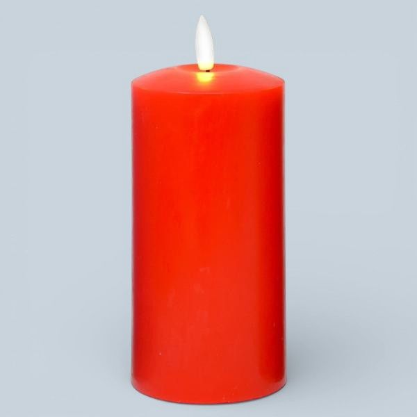 GE5018 - LED PILLAR CANDLE - 6"