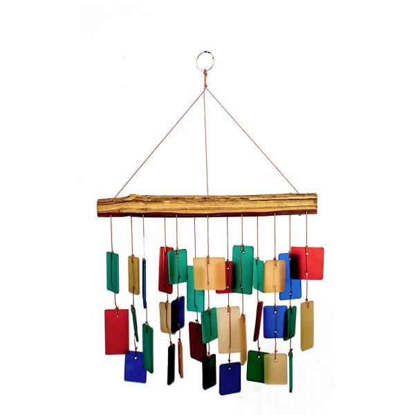 GEBLUEG392 - GLASS CHIME - SEAGLASS