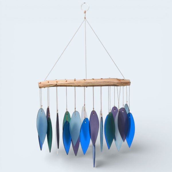 GEBLUEG169 - GLASS CHIME - PACIFIC COAST