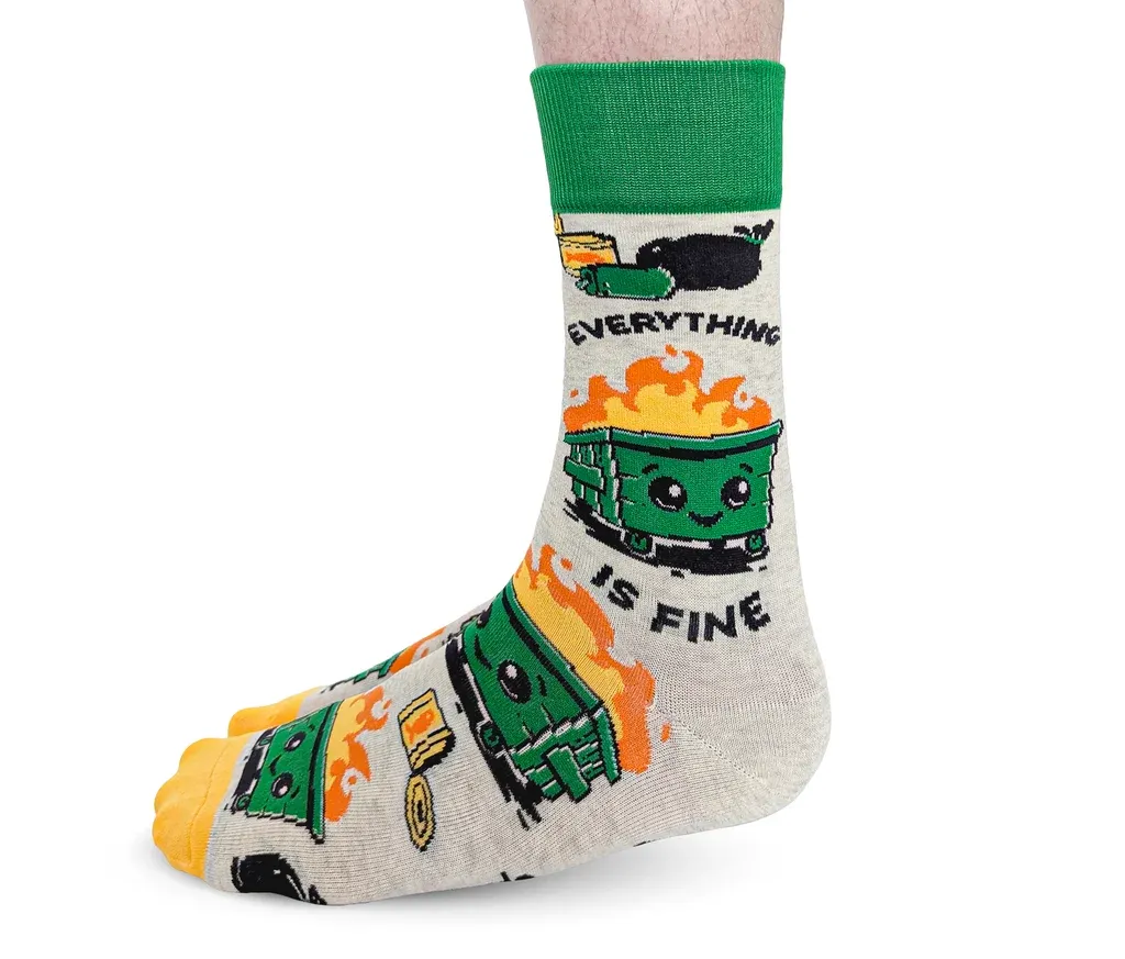 2001 - MEN'S SOCKS - DUMPSTER FIRE