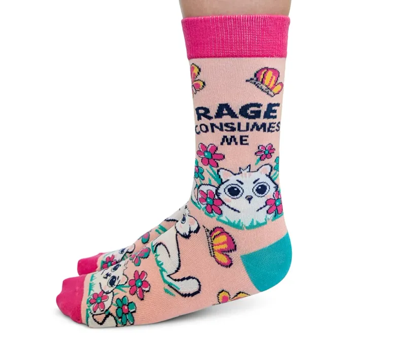 5224 - WOMEN'S SOCKS - RAGE CONSUMES ME