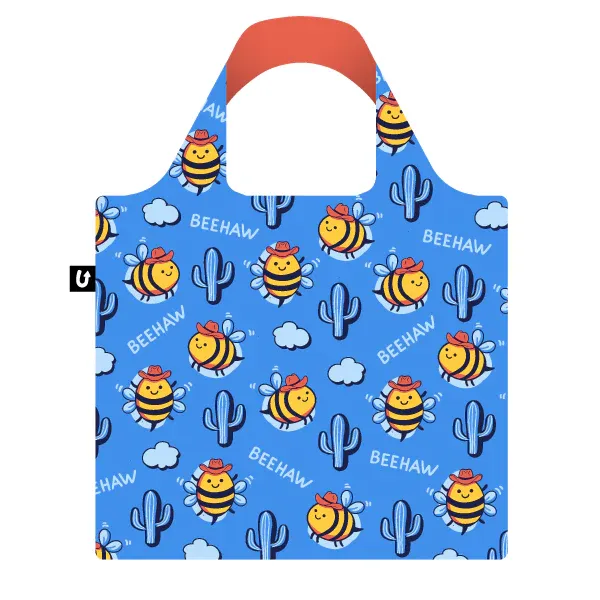 4166 - FOLDABLE TOTE - BEE-HAW