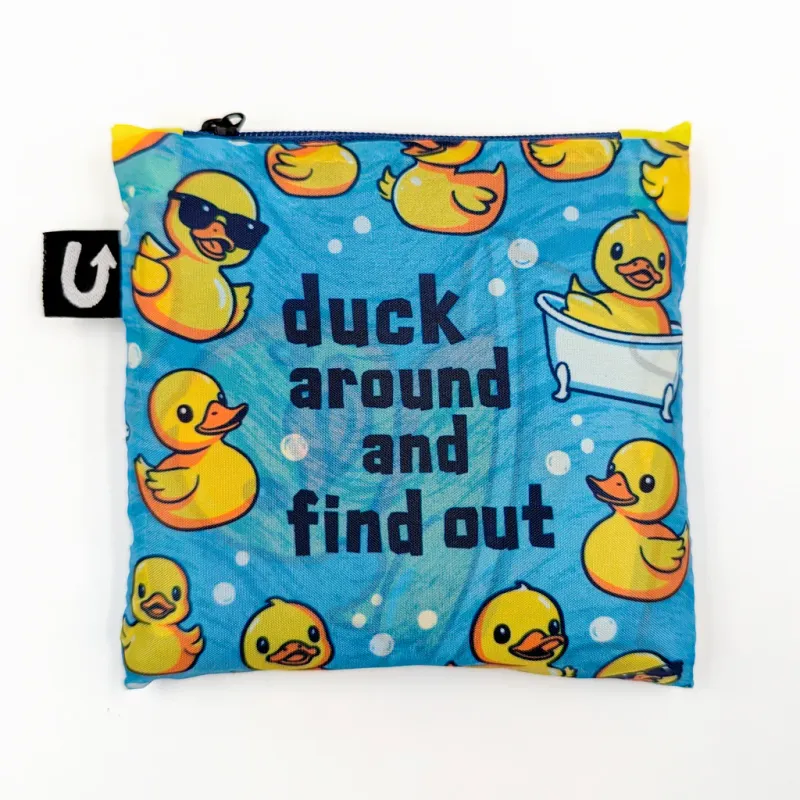 4135 - FOLDABLE TOTE - DUCK AROUND