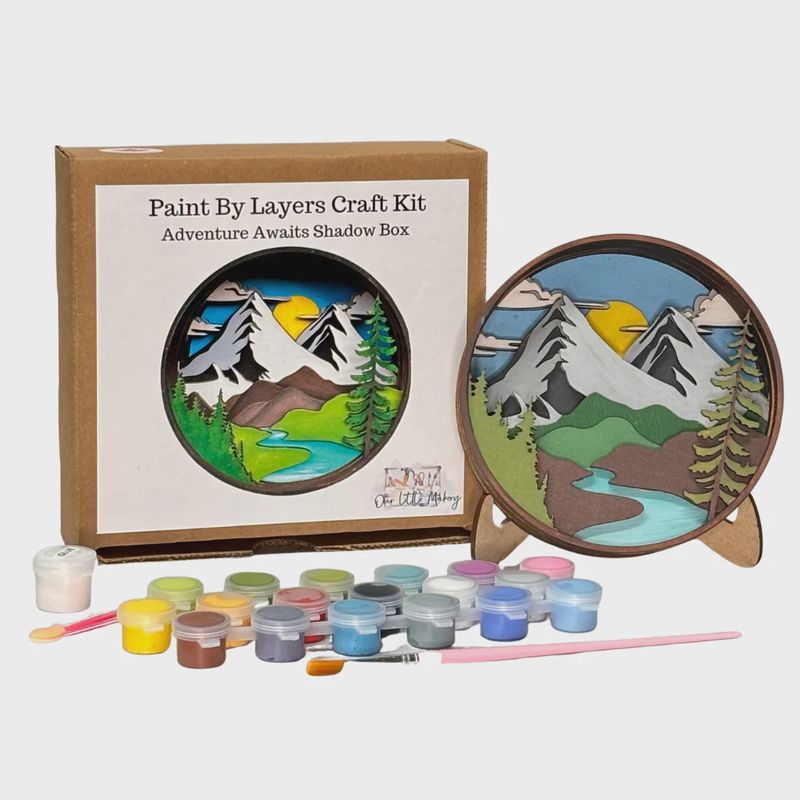 SB0043 - SHADOW BOX - ADVENTURE AWAITS