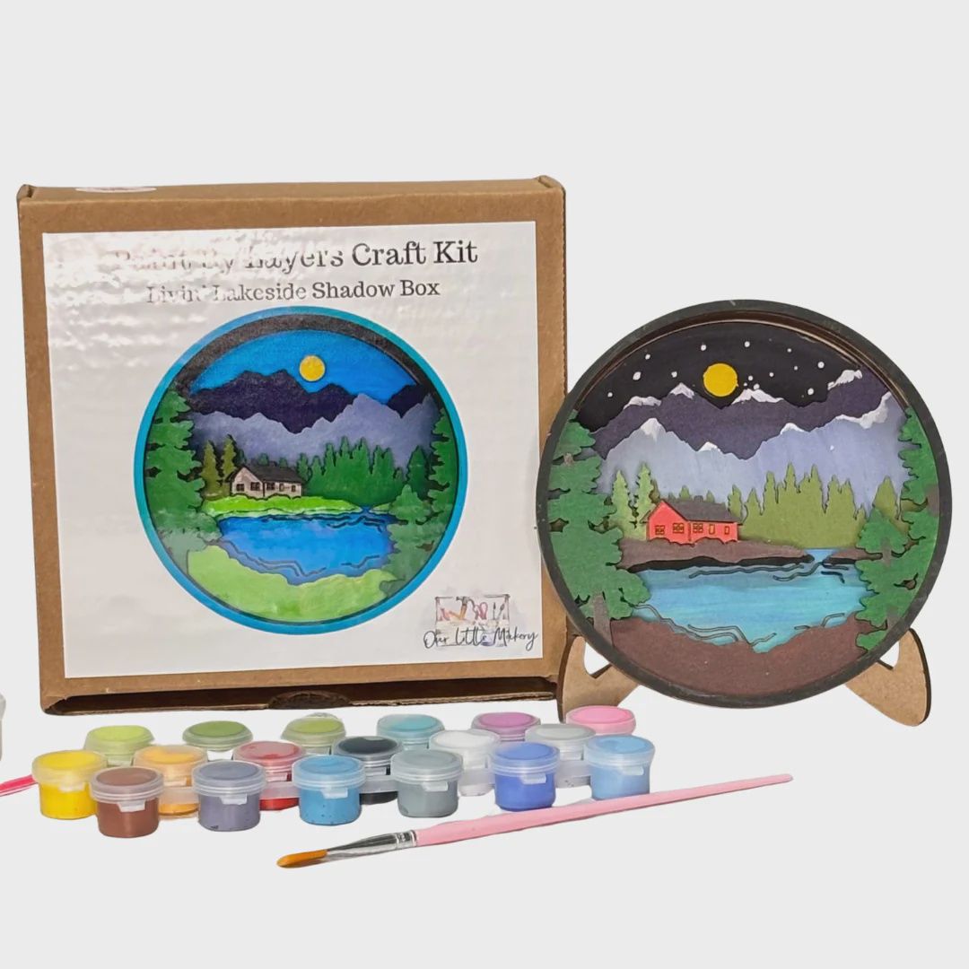 SB0074 - SHADOW BOX - LIVIN' LAKESIDE