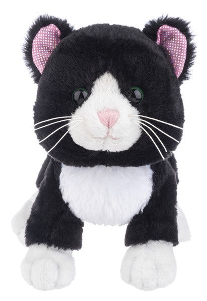 WK00030 - WEBKINZ®  - BLACK &amp; WHITE CAT