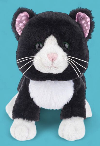 WK00030 - WEBKINZ®  - BLACK &amp; WHITE CAT