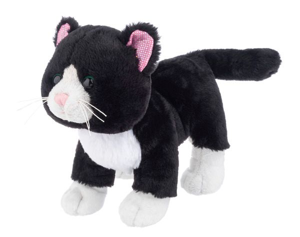 WK00030 - WEBKINZ®  - BLACK &amp; WHITE CAT