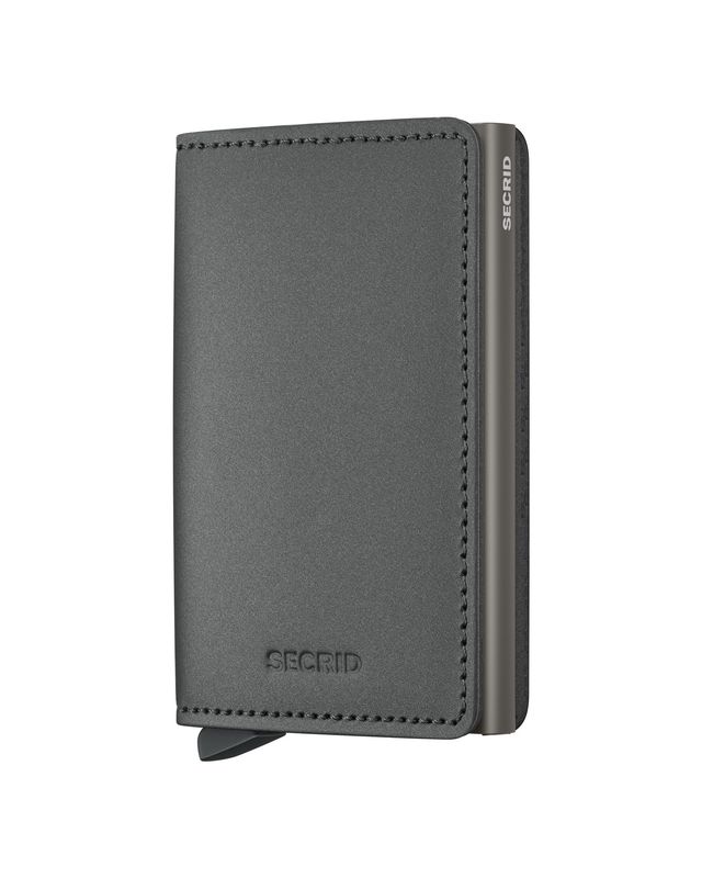 SMS / SLIMWALLET - MATTE SATIN STEEL