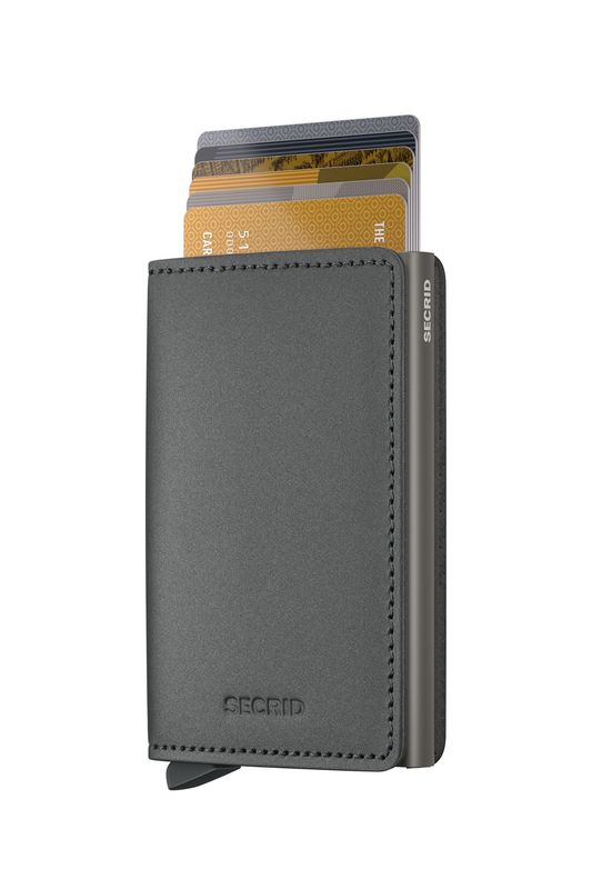 SMS / SLIMWALLET - MATTE SATIN STEEL