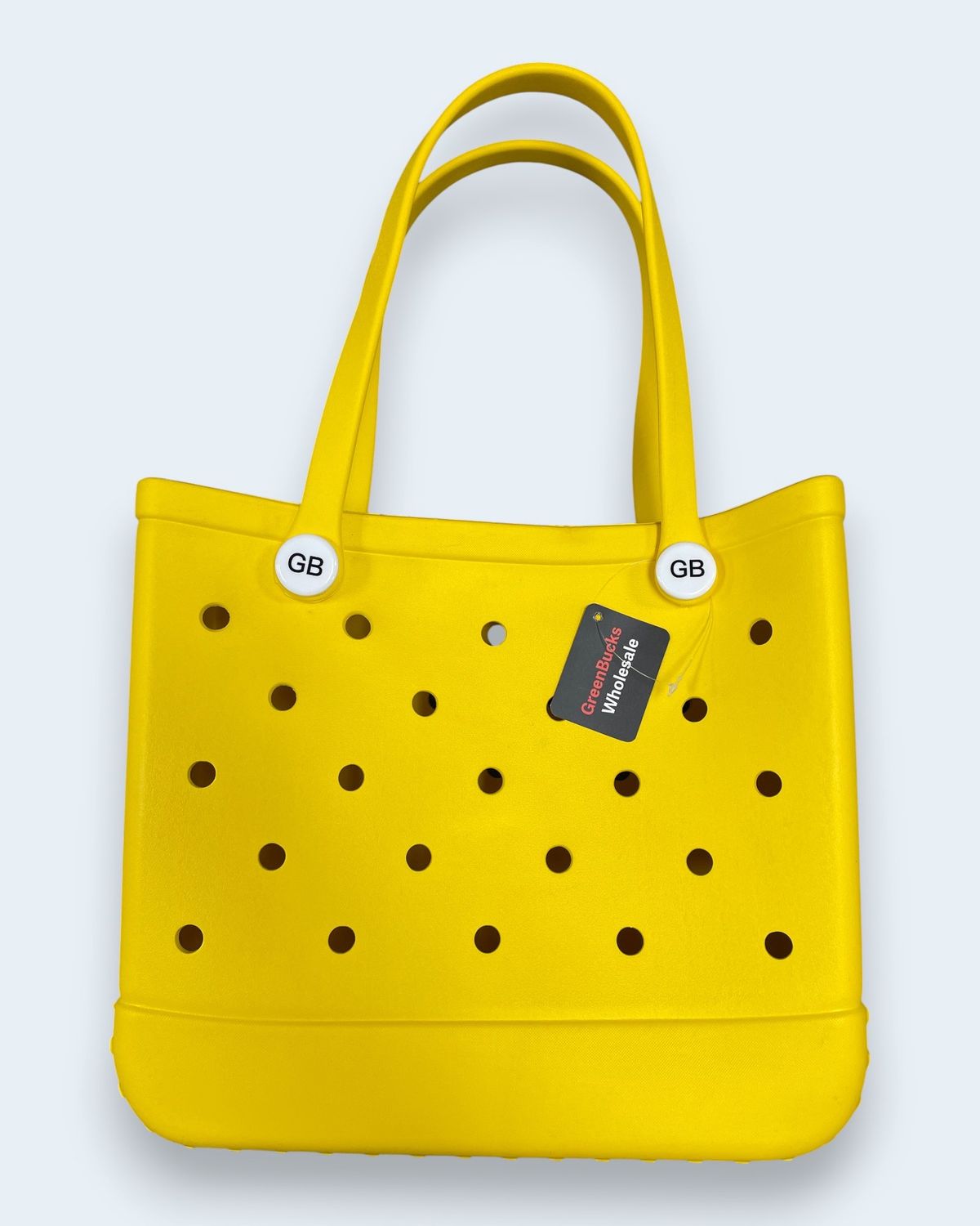 GB SIGNATURE SERIES EVA TOTE BAG, COLOUR: YELLOW, SIZE: MEDIUM