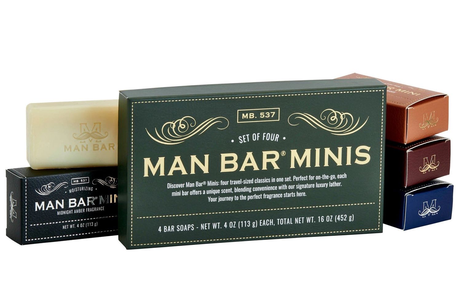 MAN BAR MINIS / SET OF 4