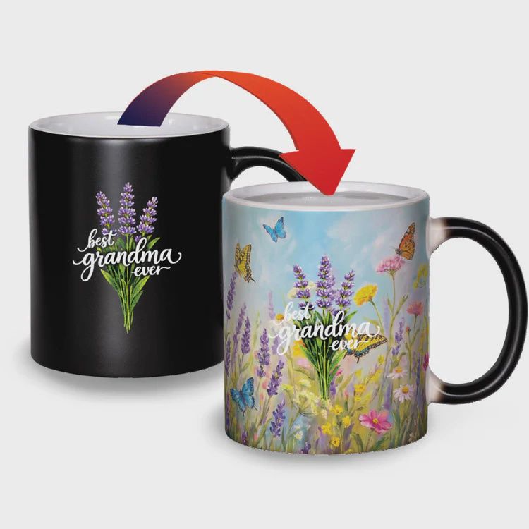 CM250 - COLOUR CHANGING MUG - BEST GRANDMA EVER