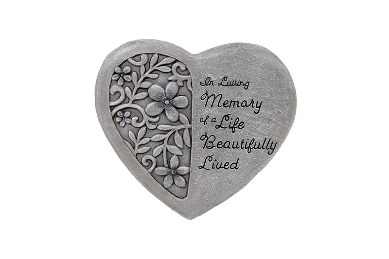 DE12 - HEART STONE - IN LOVING MEMORY