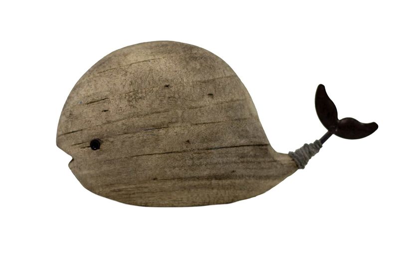 JYF199L - WOODEN  WHALE