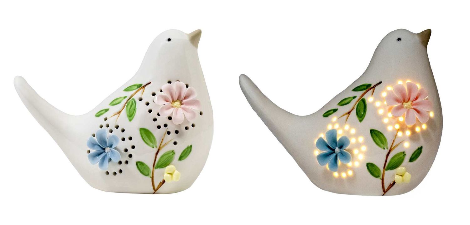 SNW146 - LED CERAMIC BIRD