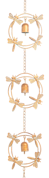 CG198199 - RAIN CHAIN WITH BELLS - 3/ASST, DESIGN: DRAGONFLY