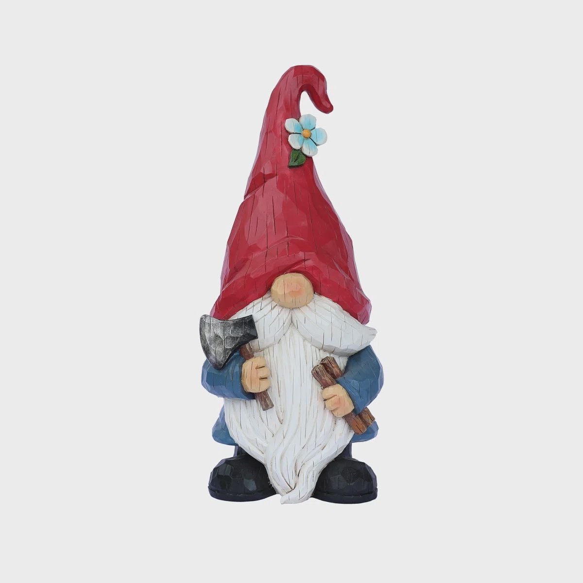 75616-10 - GARDENER GNOME WITH AXE / 13.97" H