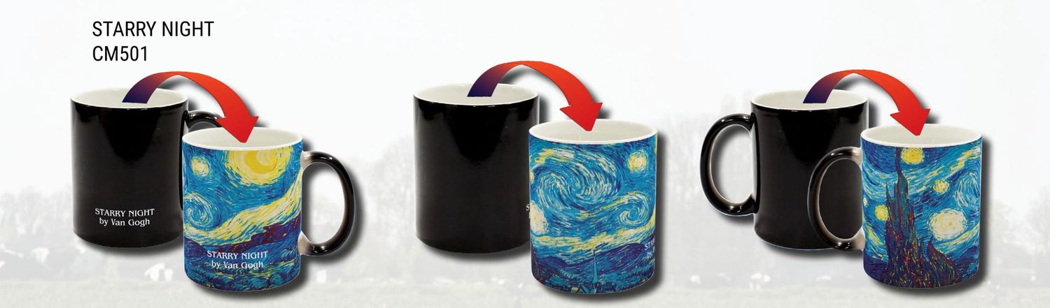 CM501 - COLOUR CHANGING MUG - STARRY NIGHT