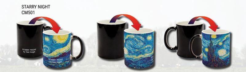 CM501 - COLOUR CHANGING MUG - STARRY NIGHT