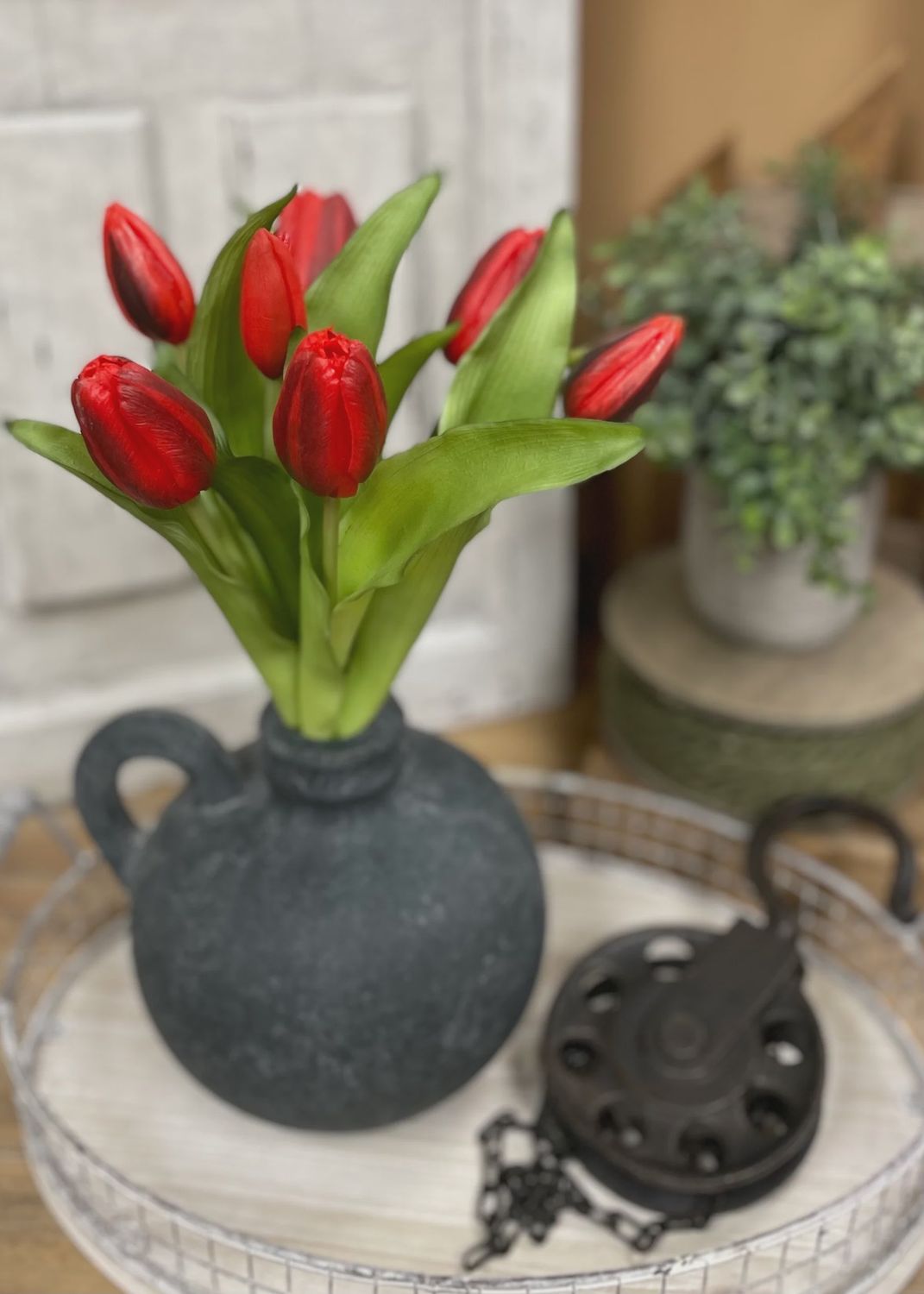 12" FRESH TOUCH TULIP BUNDLE - RED FORMOSA