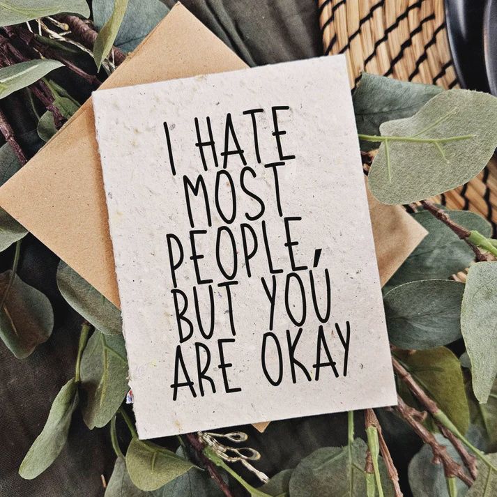 all001 - I HATE MOST PEOPLE / ALL OCCASION