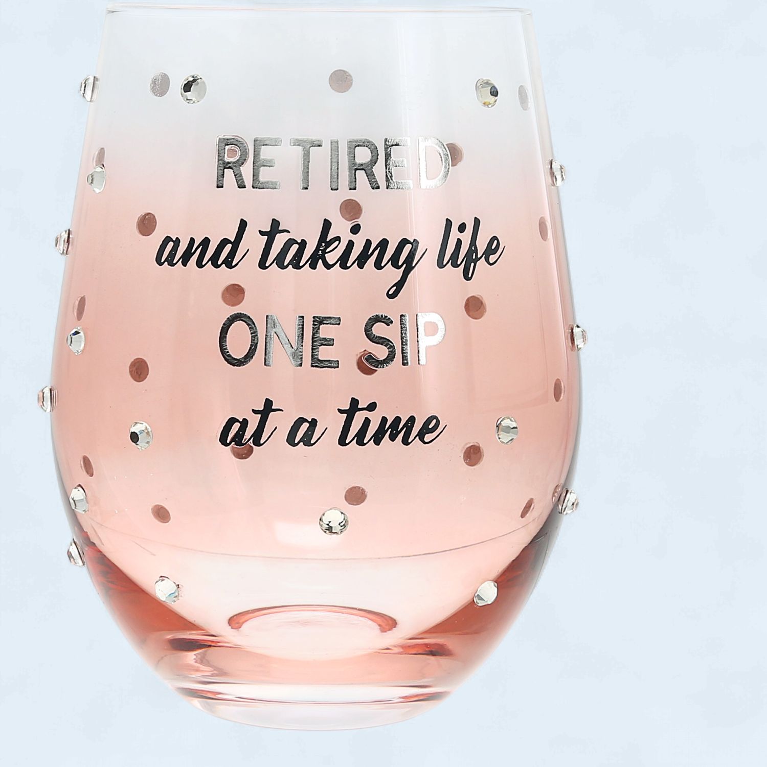 23655 - ONE SIP - GIFT BOXED 18 OZ STEMLESS WINE GLASS