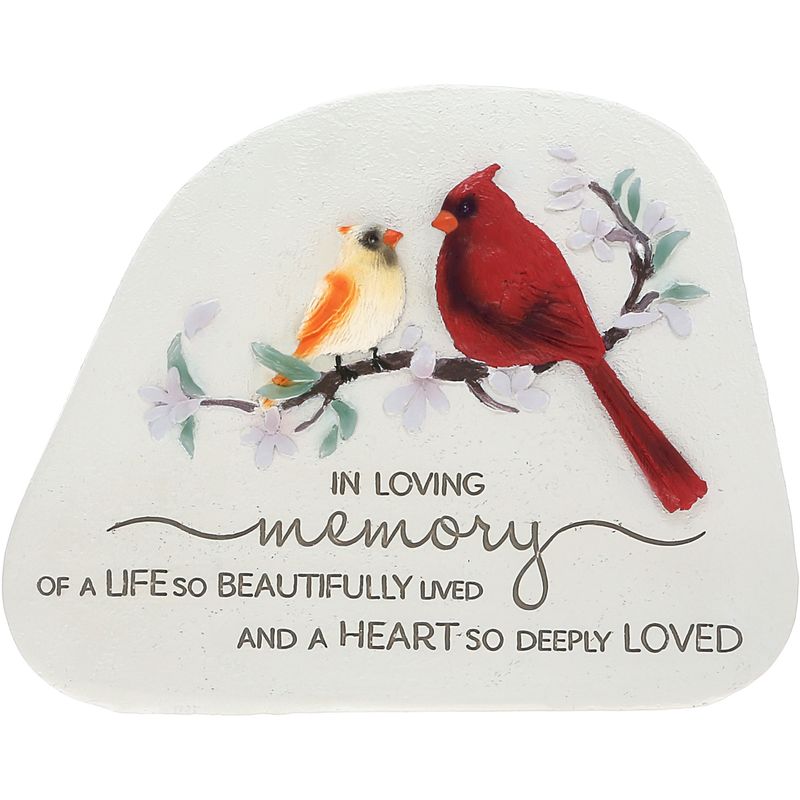 44113 - CARDINALS APPEAR - 5.5" STANDING MEMORIAL STONE