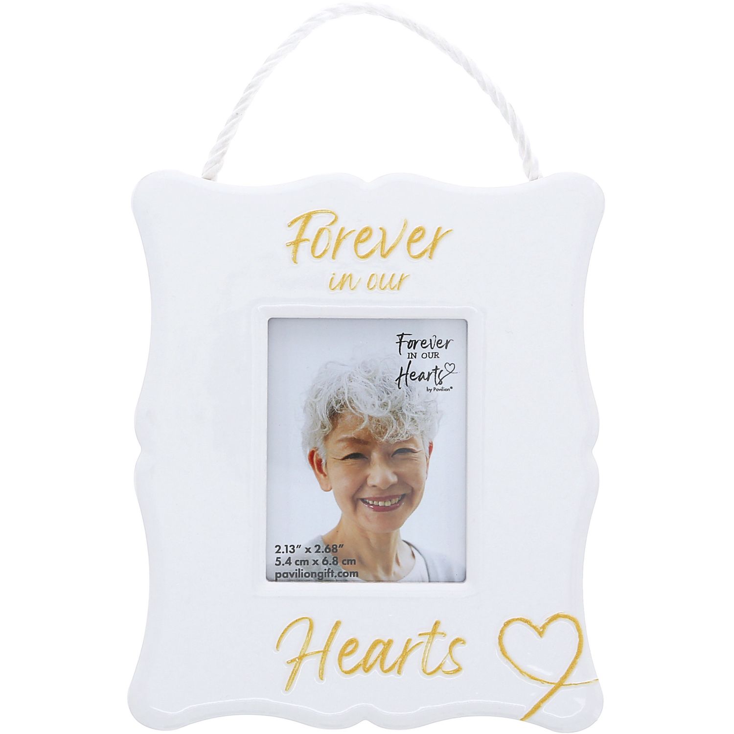 99225 - OUR HEARTS - FRAME (HOLDS 2" X 2.5" PHOTO)