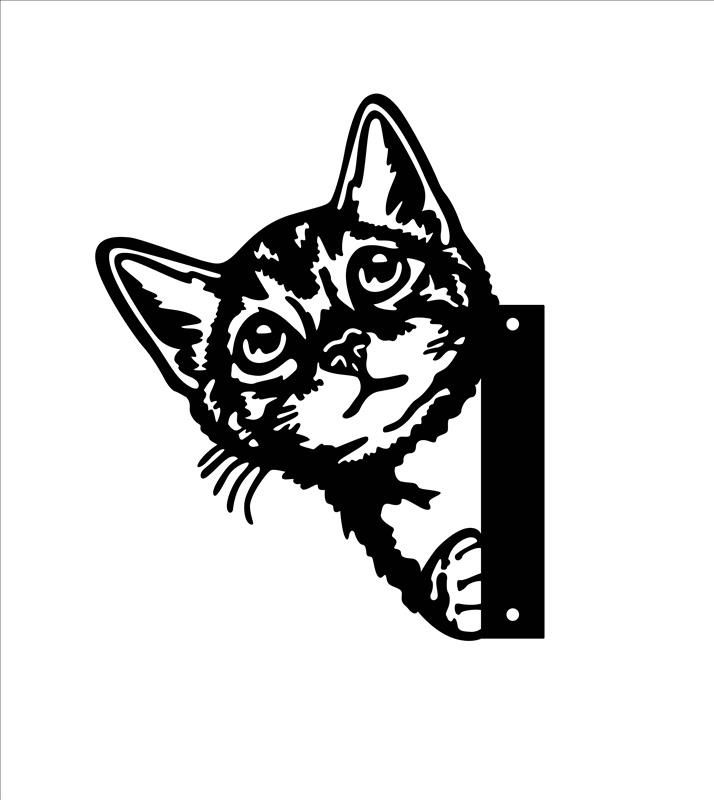 55040 - CAT POST DECOR