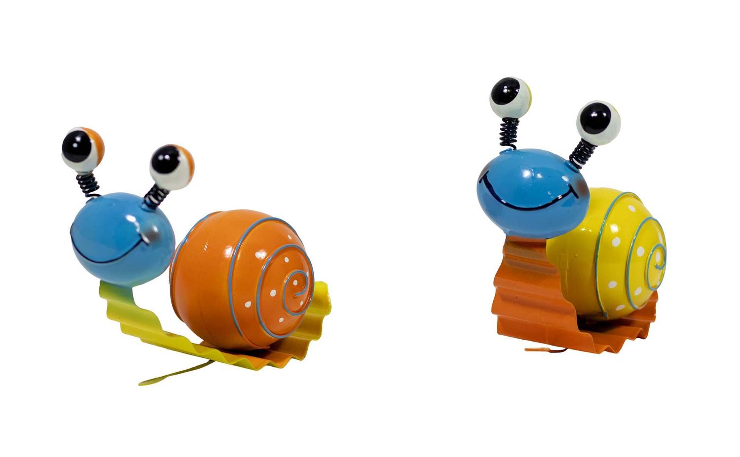 YB803S - SPRING EYE'D GARDEN SNAILS, STYLE/COLOUR: YELLOW BACK/ORANGE BASE