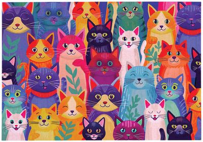 CS28241 - 1000 PC PUZZLE - CRAZY ABOUT CATS