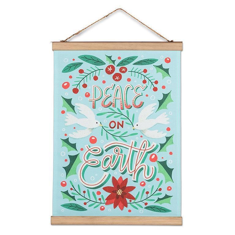 27-SCROLL-LBX-01 - PEACE ON EARTH WALL SCROLL