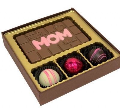 H48222 - 4 PC "MOM" CHOCOLATE BOX