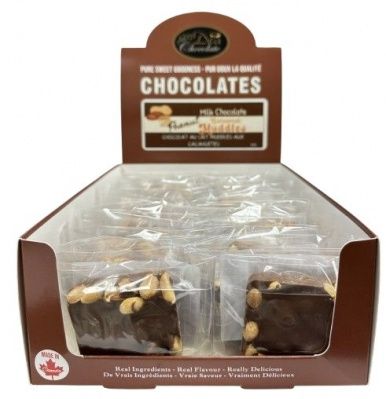 H22411 - MILK CHOCOLATE, CARAMEL + PEANUT MUDDLE