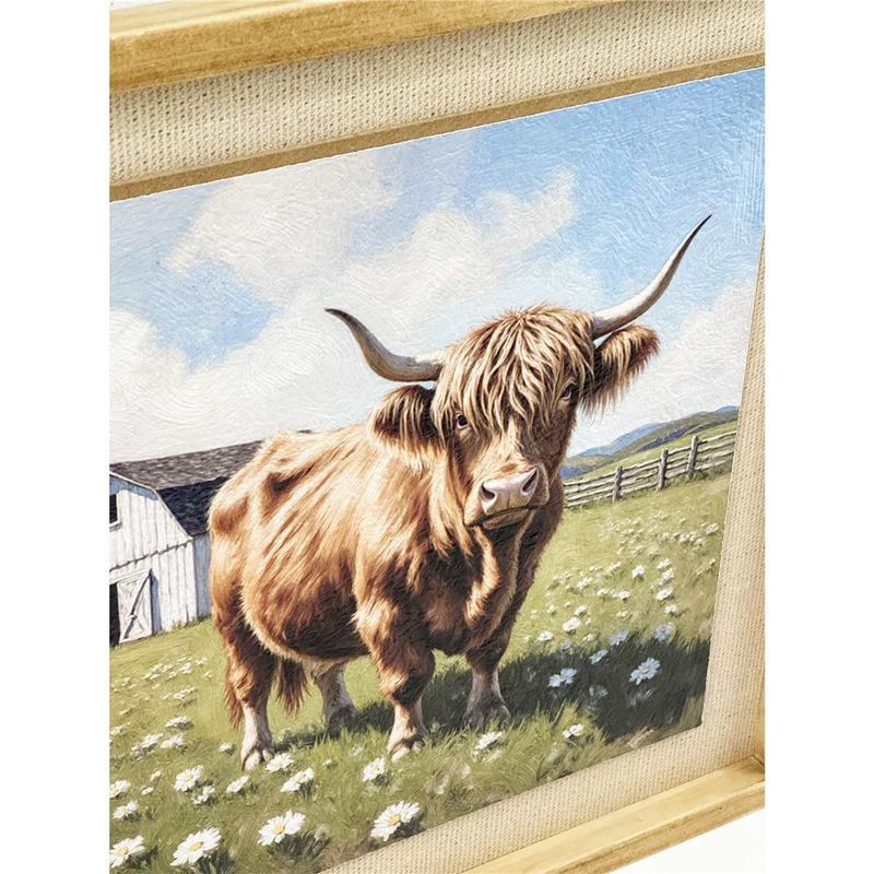 BDA220S  - HIGHLAND COW PICTURE - 2/ASST