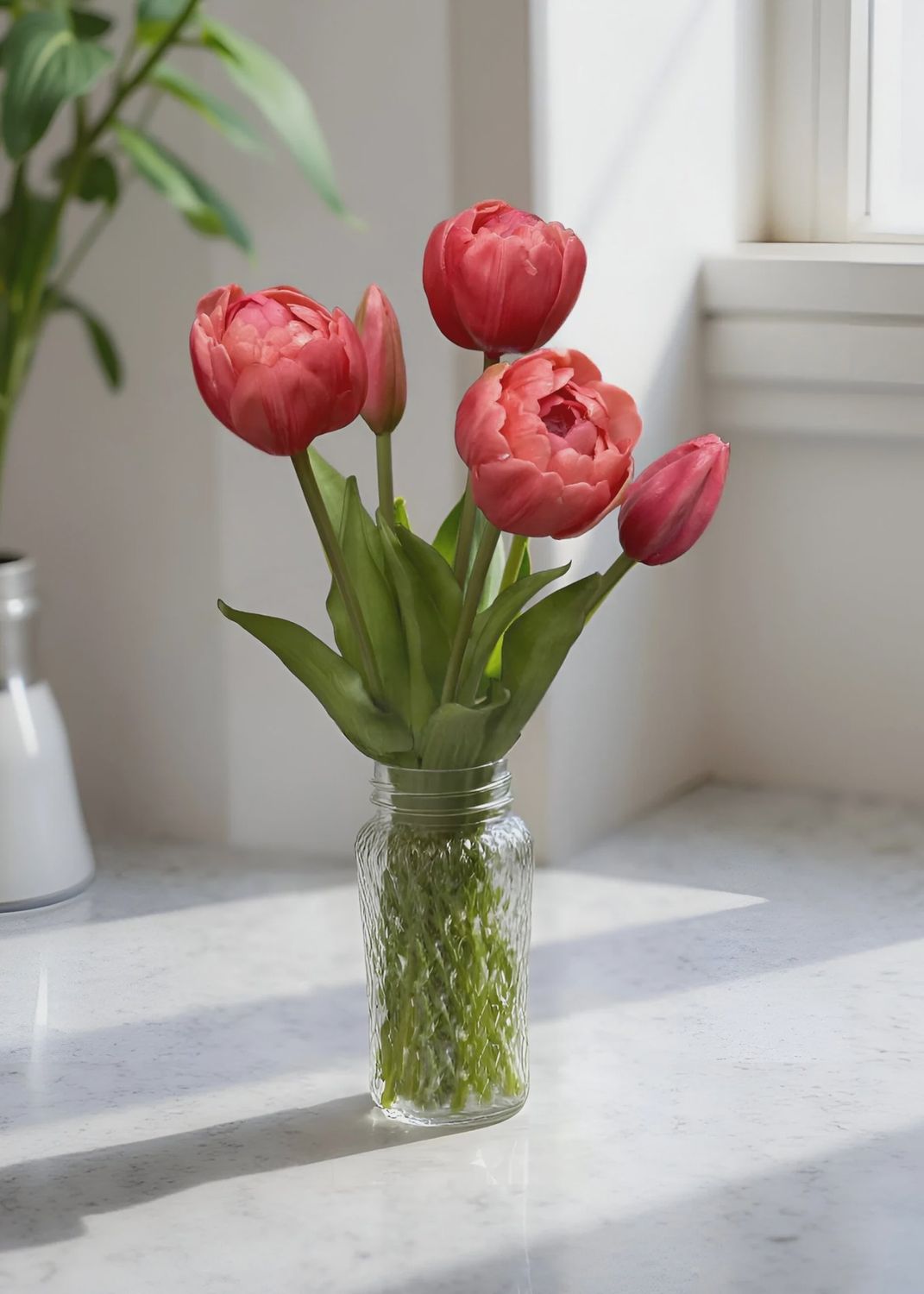 15" FRESH TOUCH PEONY TULIP BUNDLE - ROSE AVANT GARDE