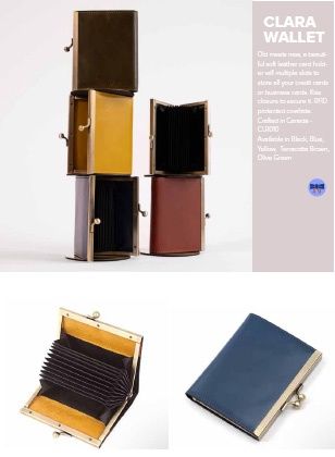 CLARA CARD HOLDER / WALLET, COLOUR: BLACK