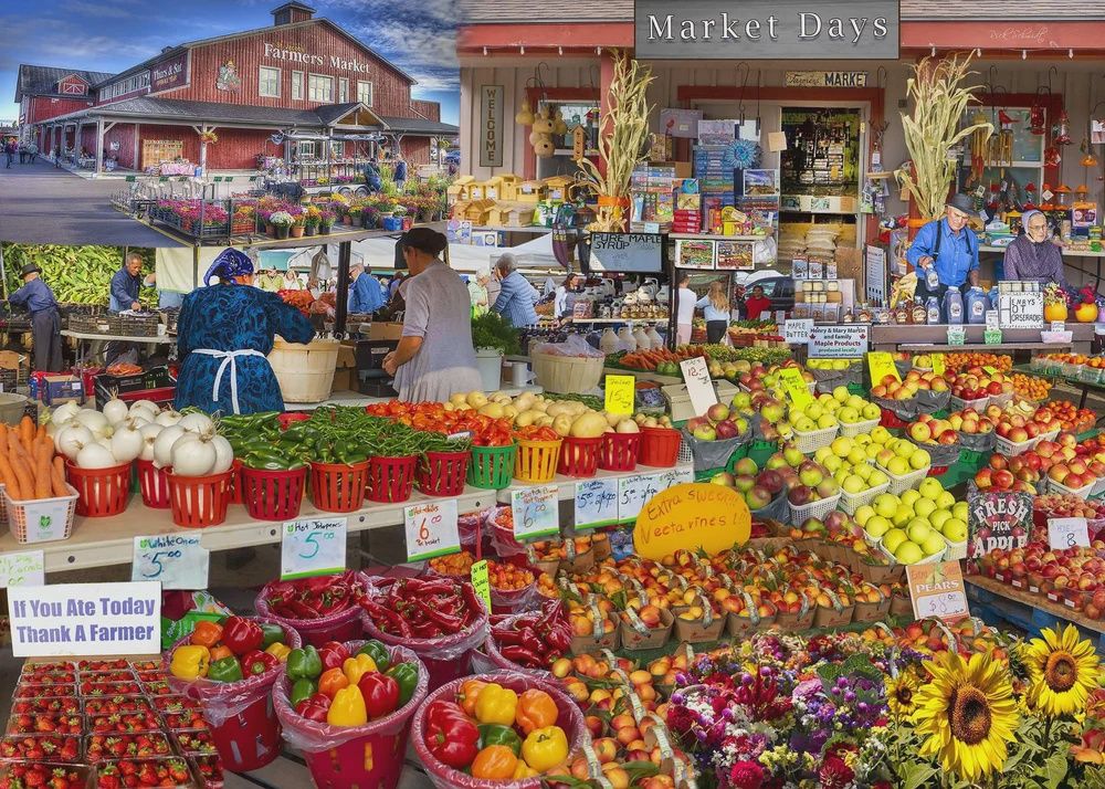 1000PC - 400 - PUZZLE - MARKET DAYS