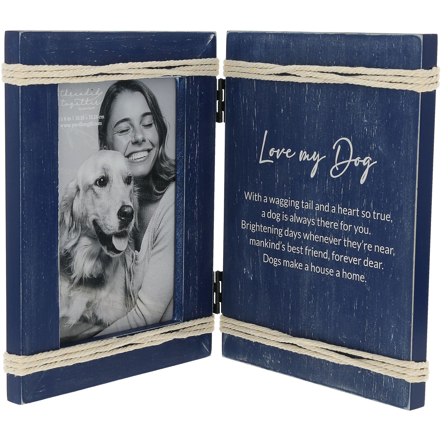 51143 - LOVE MY DOG - HINGED SENTIMENT FRAME