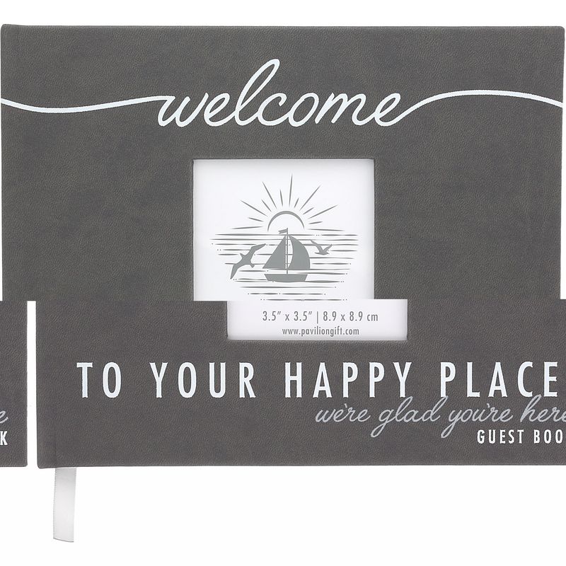 72379 - GUEST BOOK - WELCOME TO OUR HAPPY PLACE