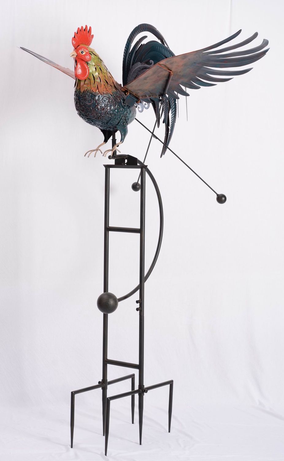 GD6236 - METAL ROOSTER BALANCING STAKE