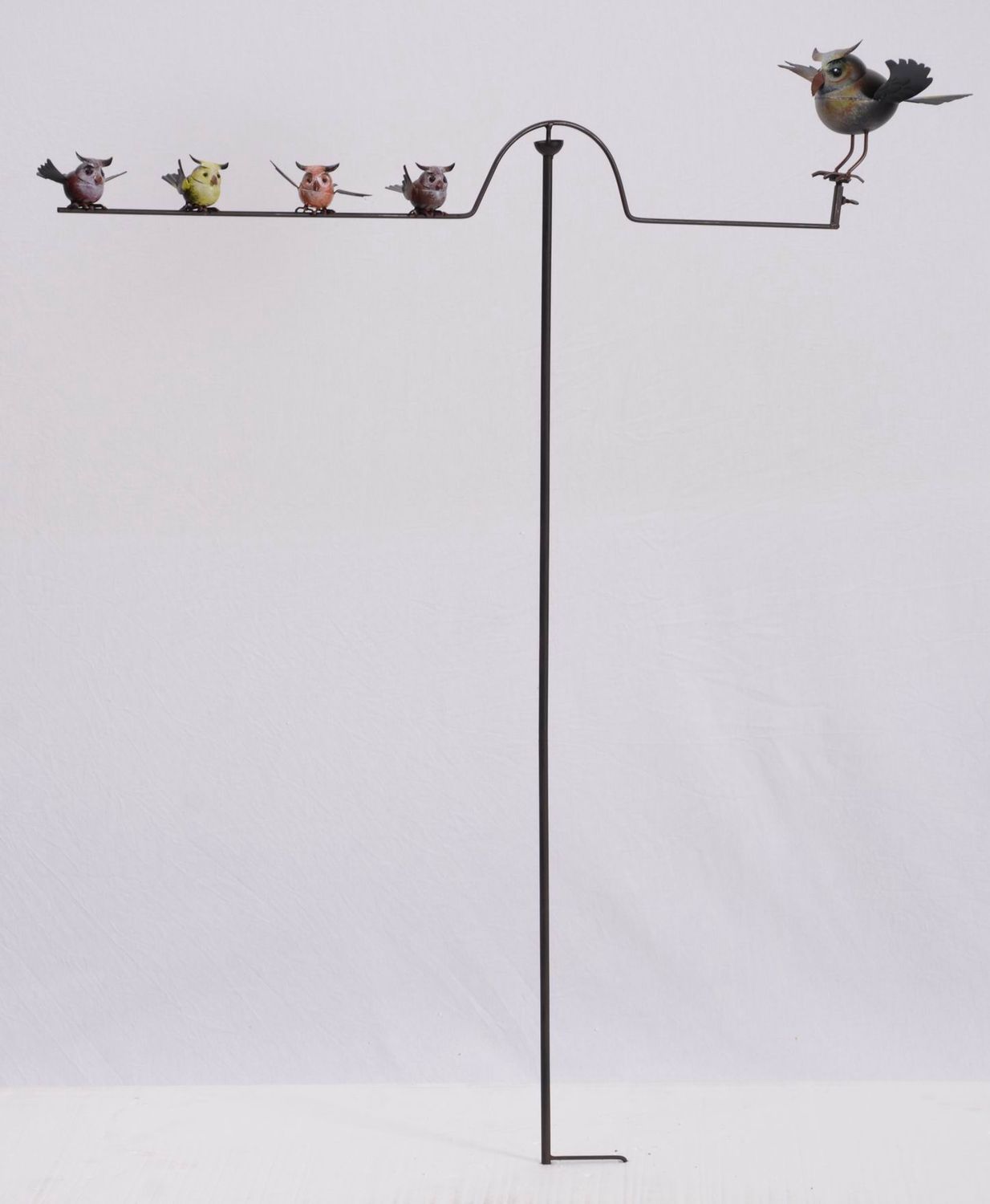 GD6232 - ROCKING / BALANCING OWLS GARDEN STAKE