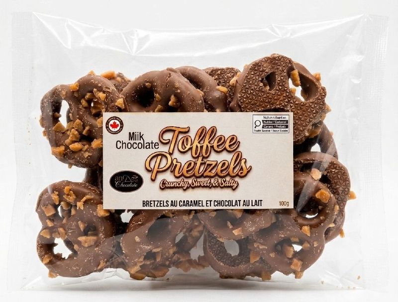 H70056 - MILK CHOCOLATE TOFFEE PRETZELS