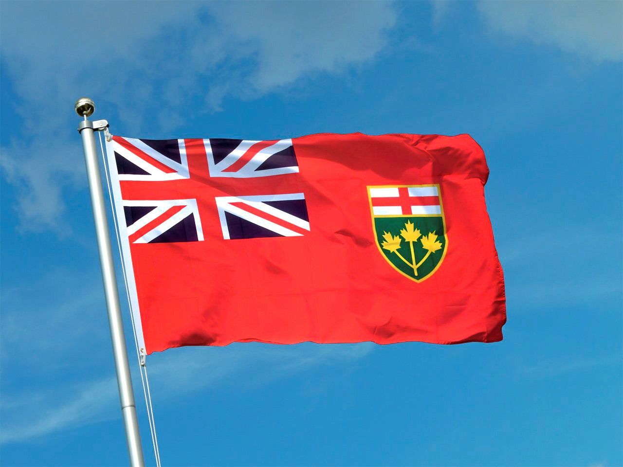 ONTARIO FLAG - 54" X 27" DURAPOLY